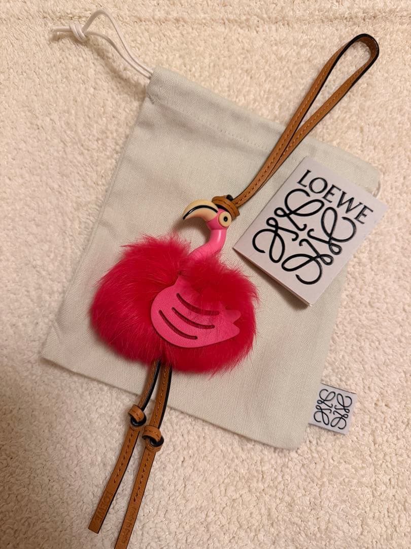 LOEWE フラミンゴ バッグチャーム