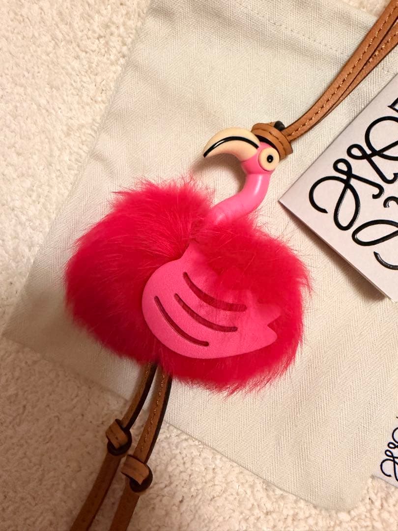 LOEWE フラミンゴ バッグチャーム