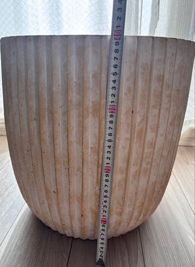 超大型　鉢　化粧鉢　植木鉢　プランター　アンティーク　ホワイト