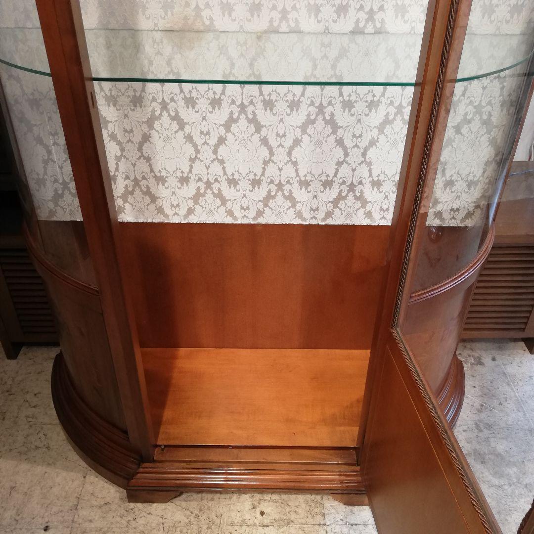 M♦年始Sale東名 良品 イタリア製 象嵌 キュリオケース　 飾り棚