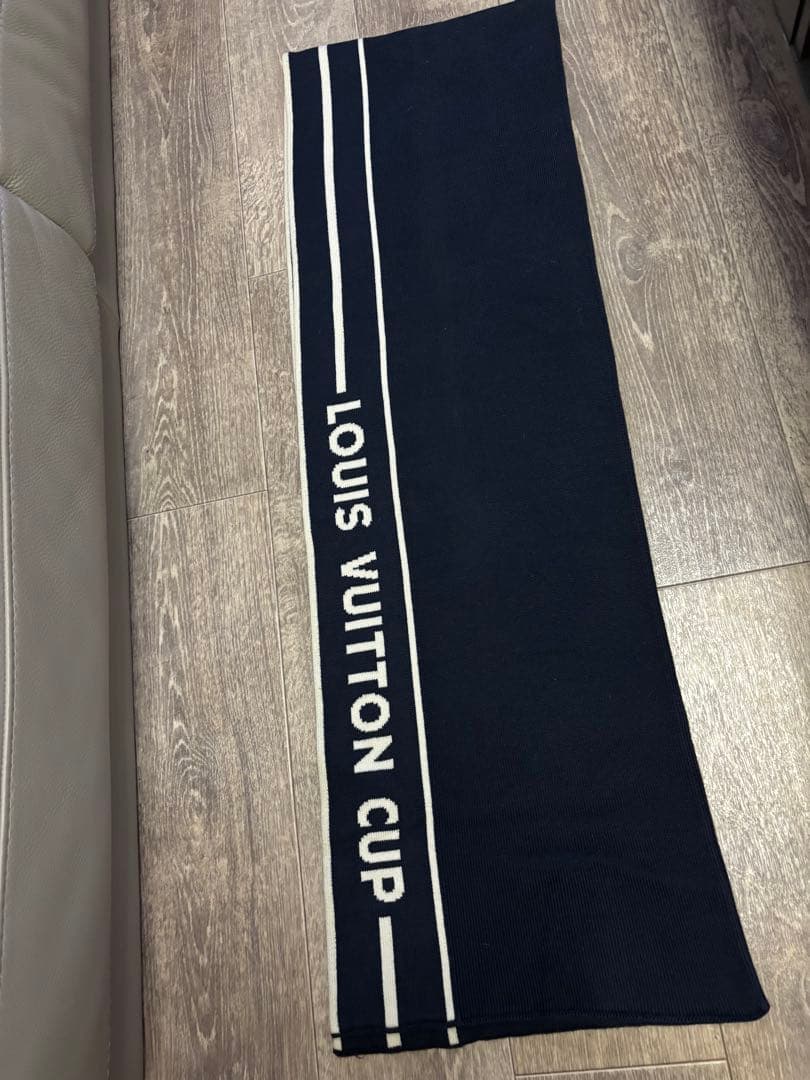 LOUIS VUITTON マフラー ネイビー