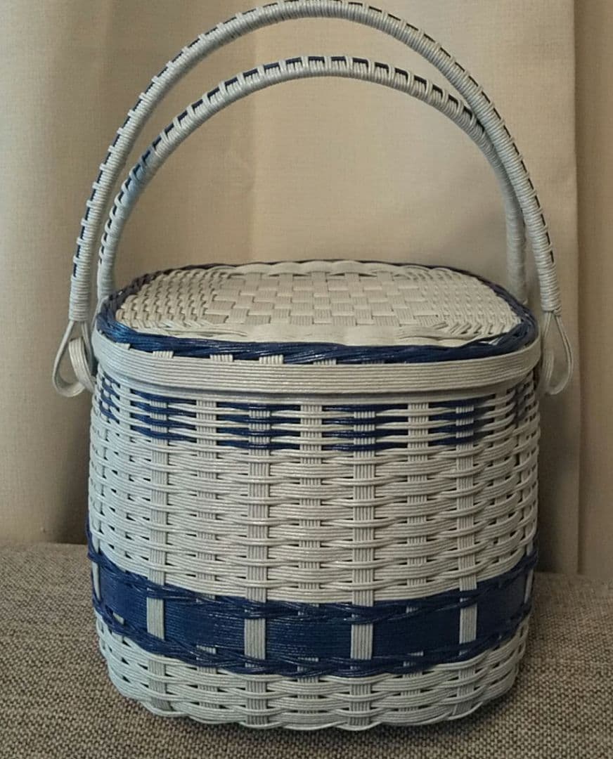 確認用  クラフトバンドかごバスケット