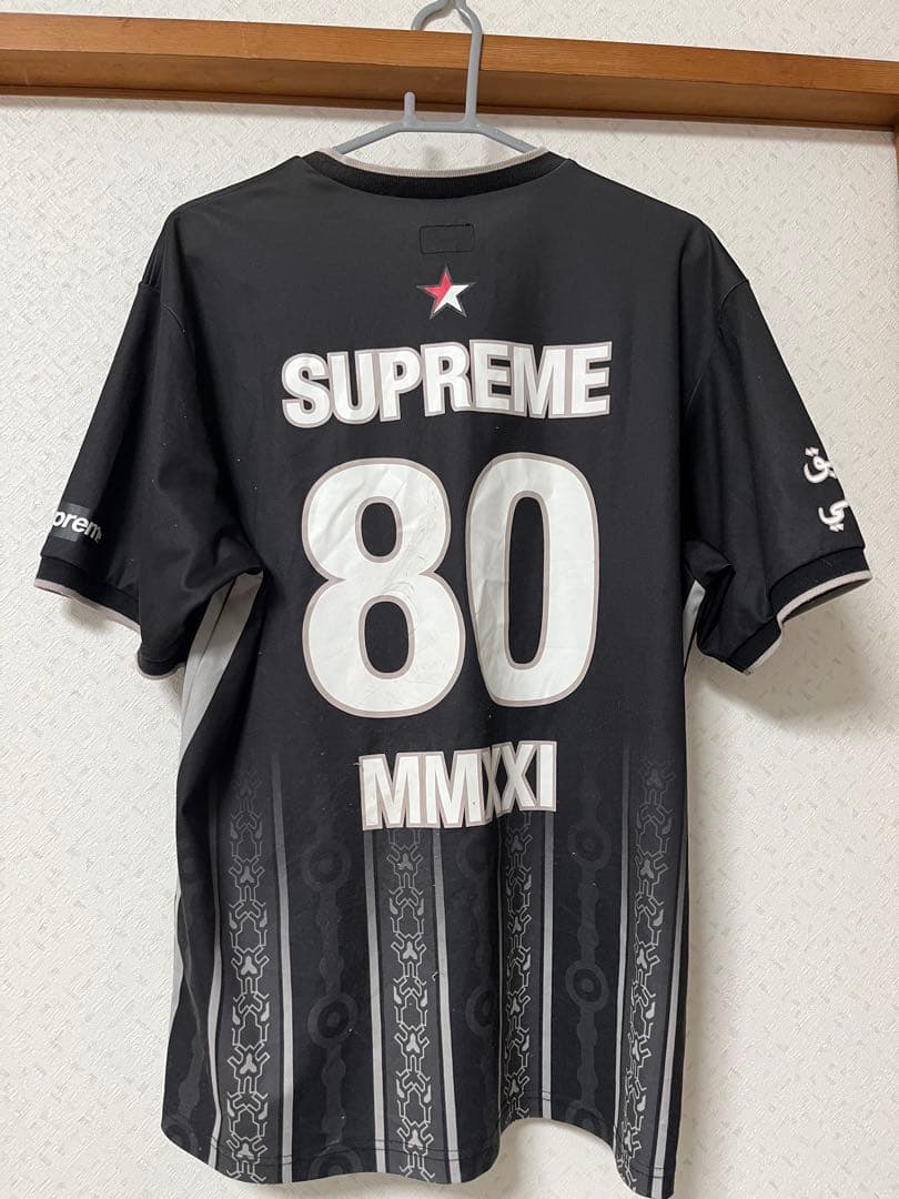 Supreme Arabic Logo Soccer Jersey Mサイズ