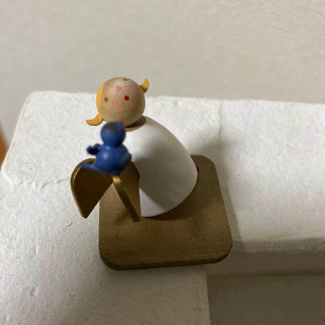 ギュンターライヒェル ドイツ製　守護天使　天使と青い鳥