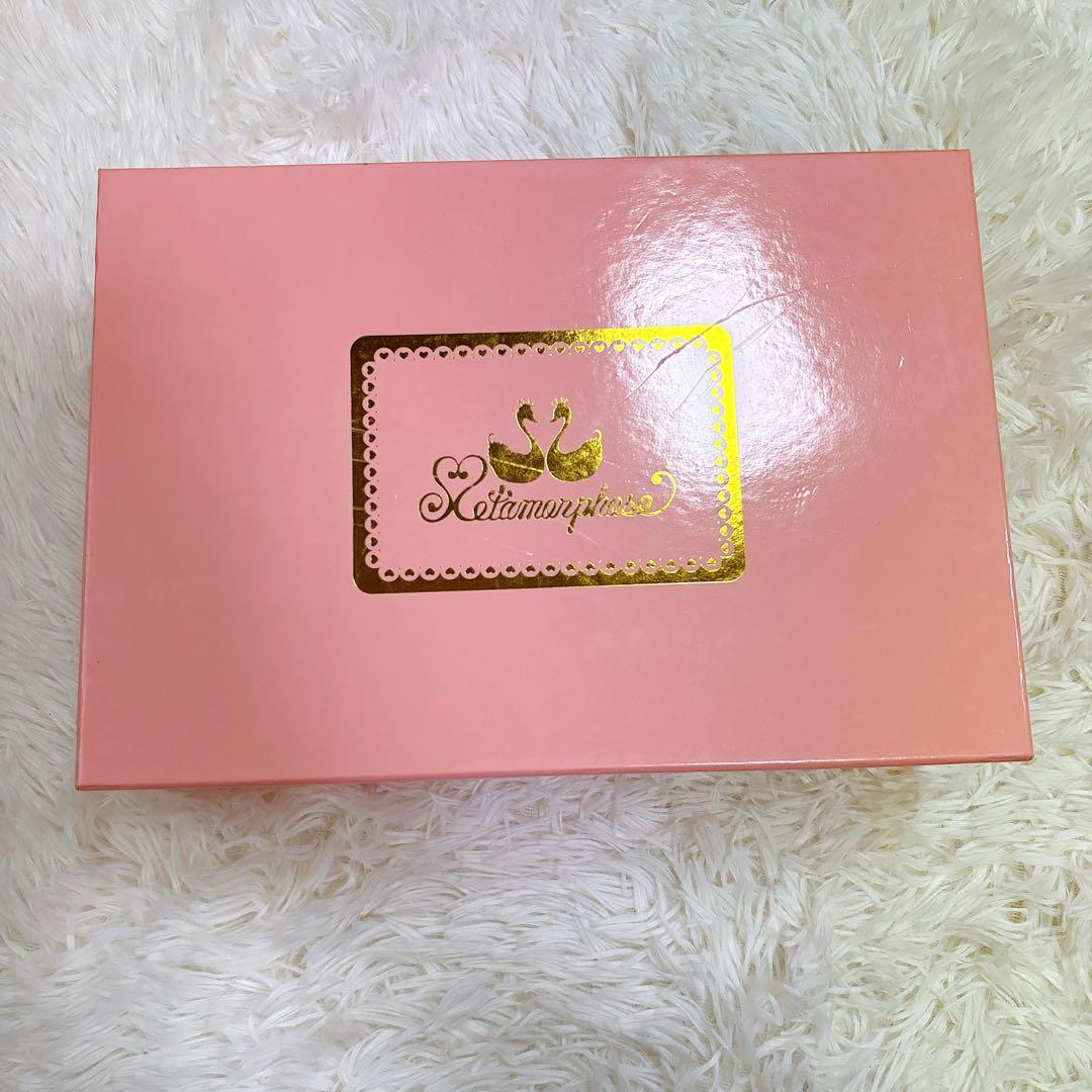 極美品✨morphose✨トリプルリボンストラップシューズ✨ロリータLL