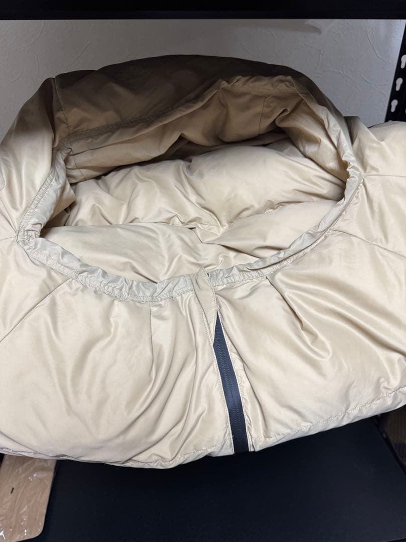 も*か様 プレミアムダウンシュラフ ベージュ -15℃対応　フランネル付き