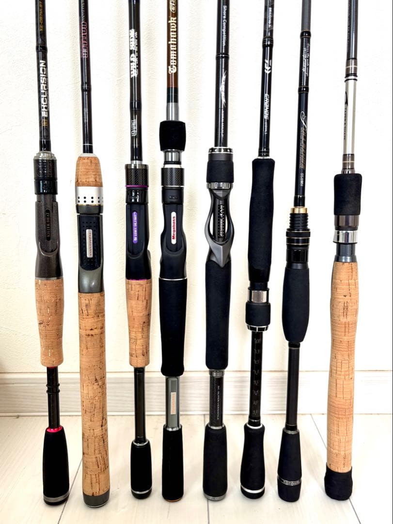 ※引き取りのみ　バスロッド 8本ダイワ メガバス キラーヒート テイルウォーク