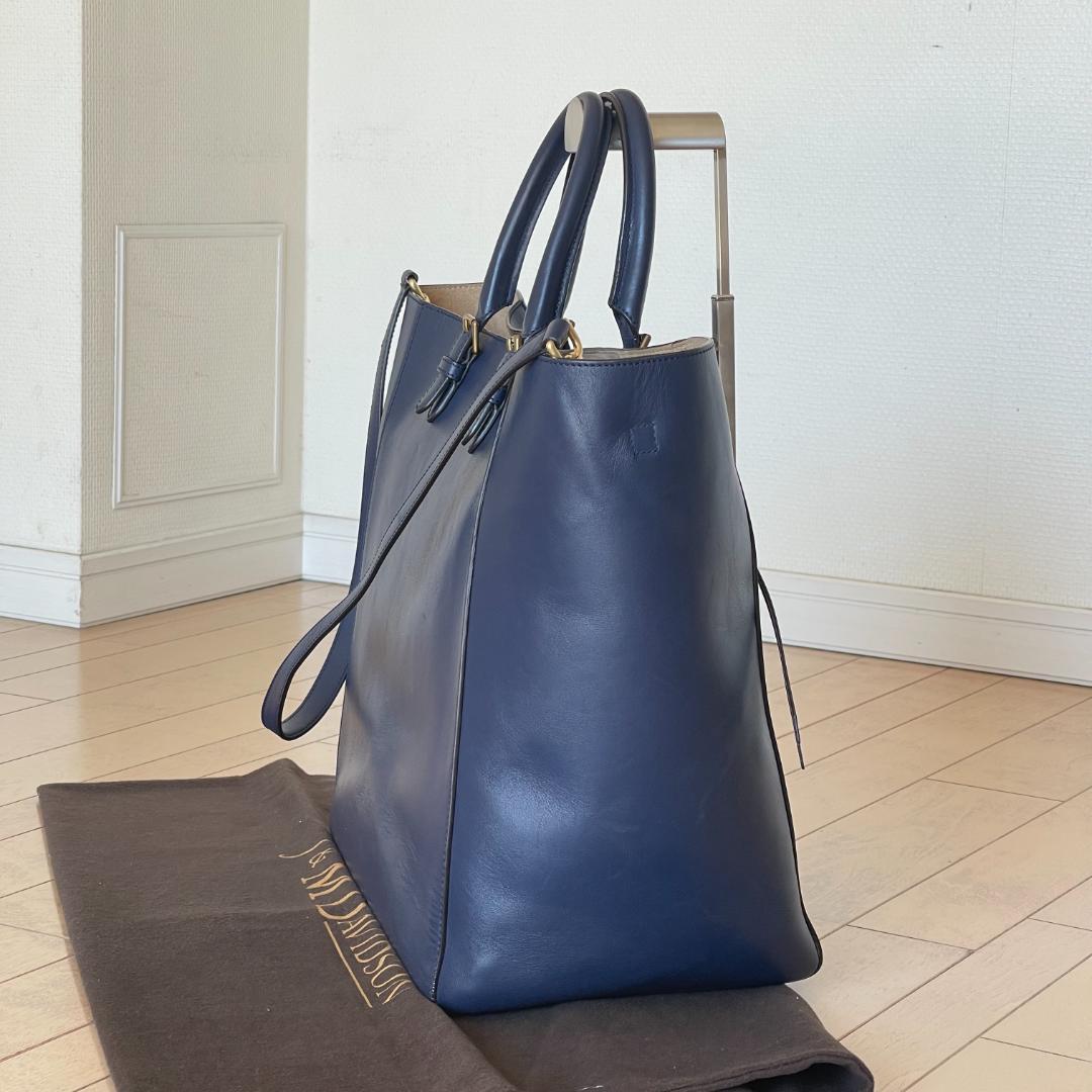 【美品・定価273900円】J&M Davidson オリヴィアトール ネイビー