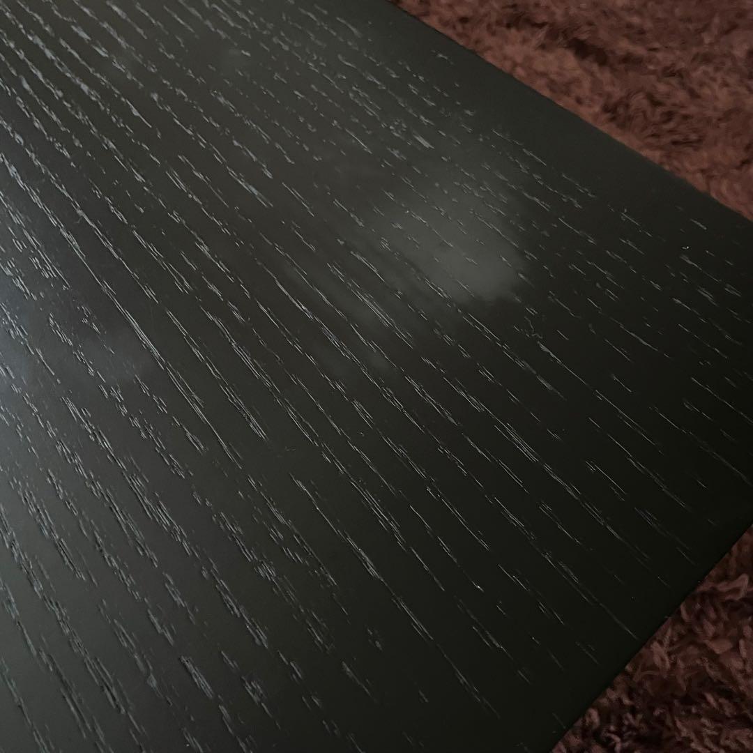 センターテーブル/ローテーブル センブラック ウォールナット 北欧モダン長方形