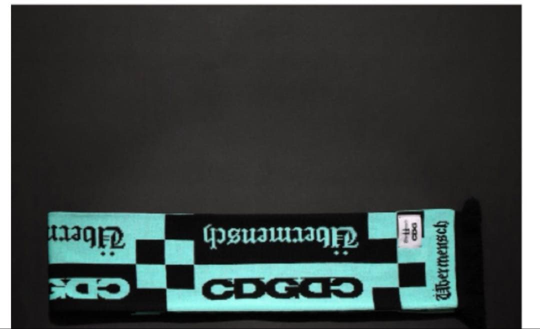 【新品】CDG G-DRAGON CHECKERED STOLE mint