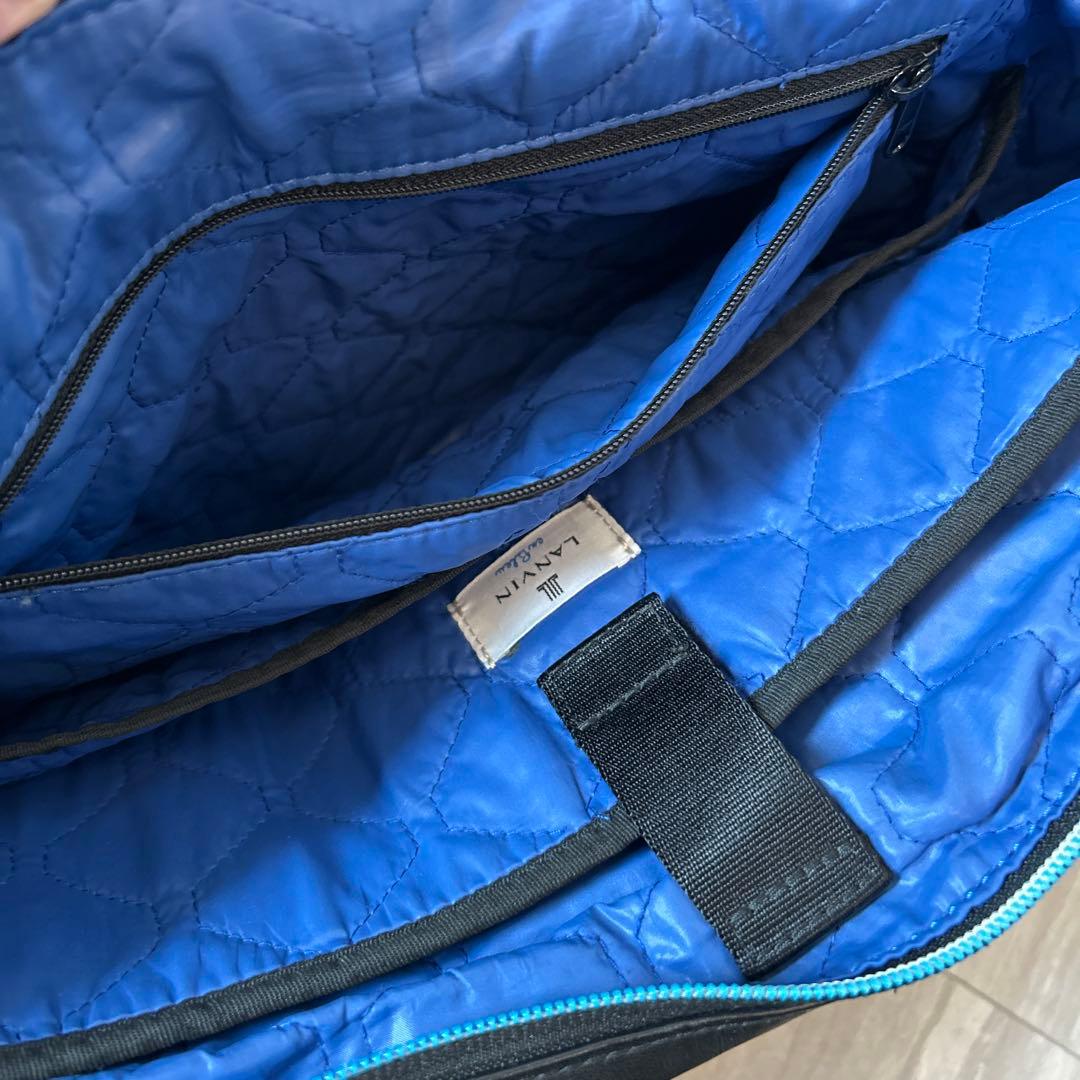 ［美品］LANVIN en Blueブラックトートバッグ カラビナ付き値段相談可