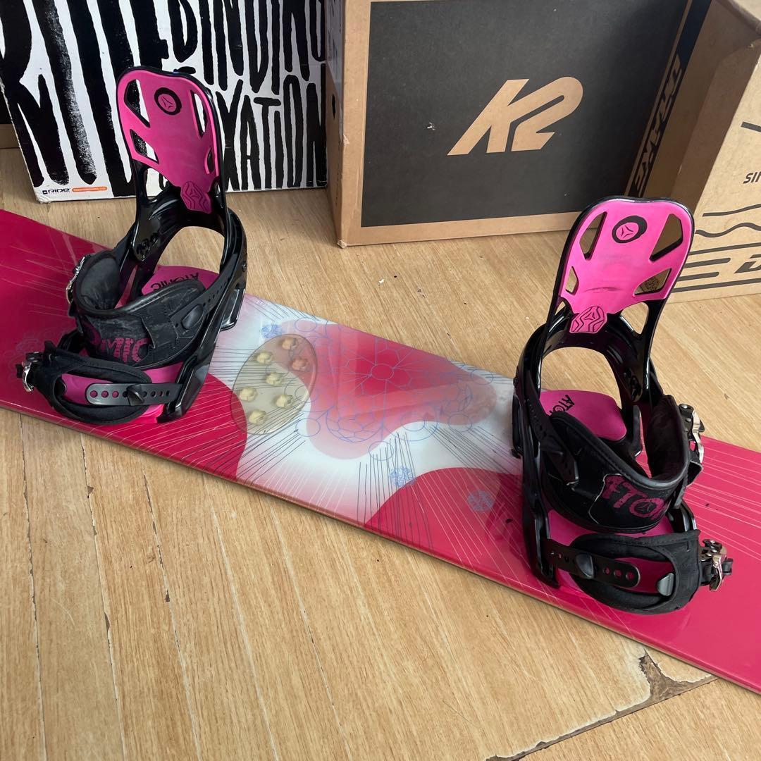 BURTON　バートン　希少130代　ATOMICバイン付　スノーボードセット