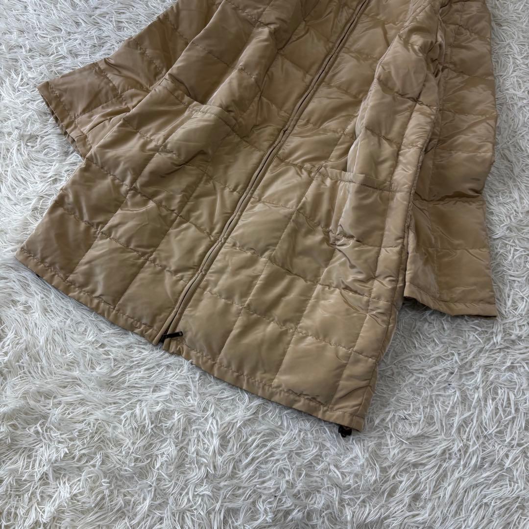 MaxMara✨大きいサイズ　キルティングダウン　バージンダウン　ベージュ　XL