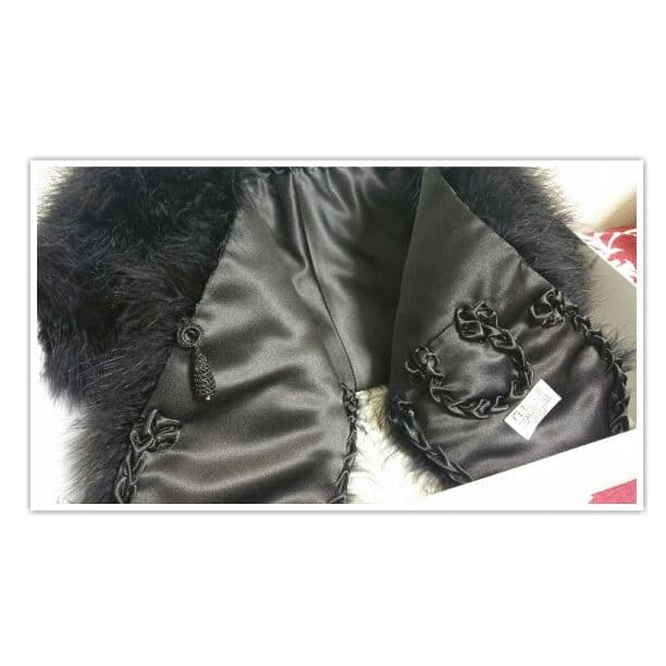 成人式 ファー 黒