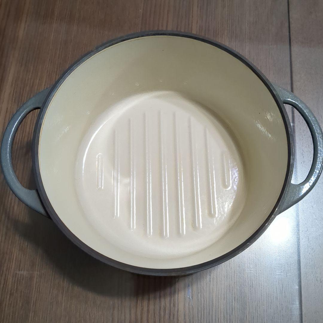 ★レア！★　VERMICULAR 両手鍋 18cm 　ラメ入りグレー