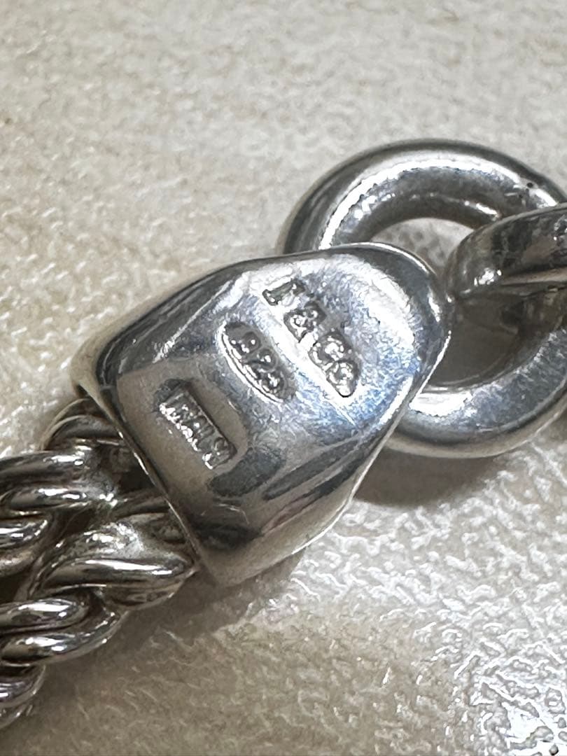 TIFFANY　本物　ティファニー　ダブルロープ　ハートブレス　シルバー