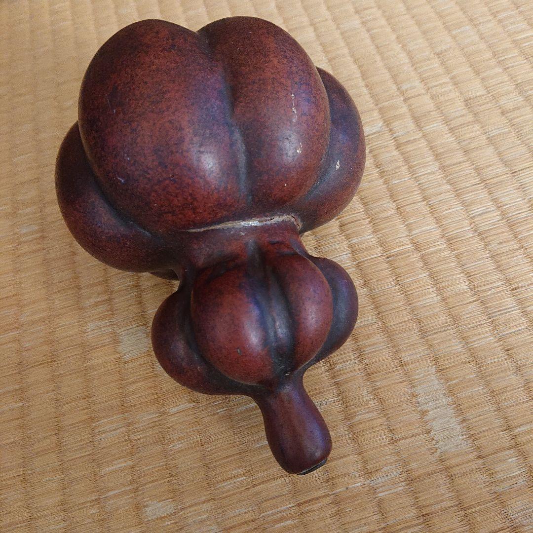 木製ひょうたん型置物昭和レトロ