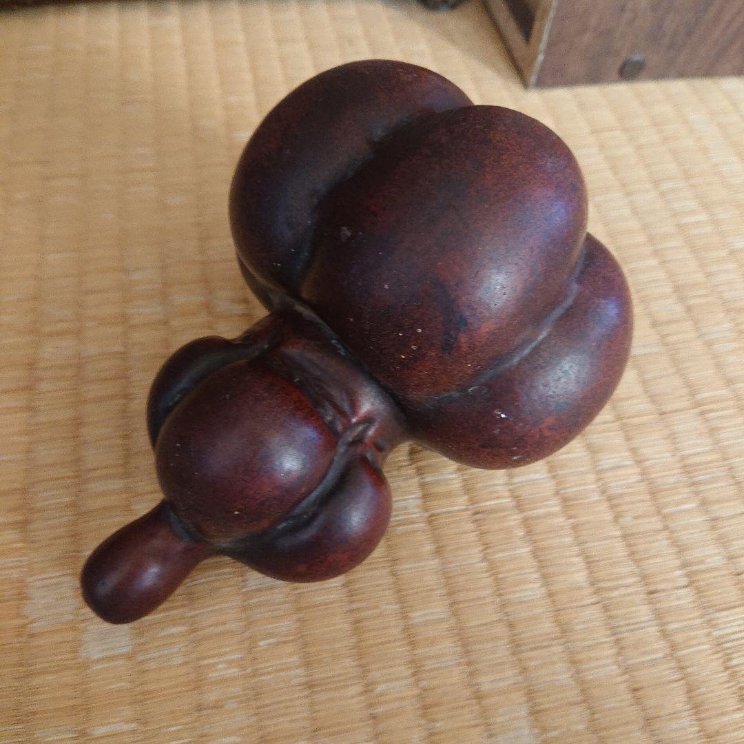 木製ひょうたん型置物昭和レトロ