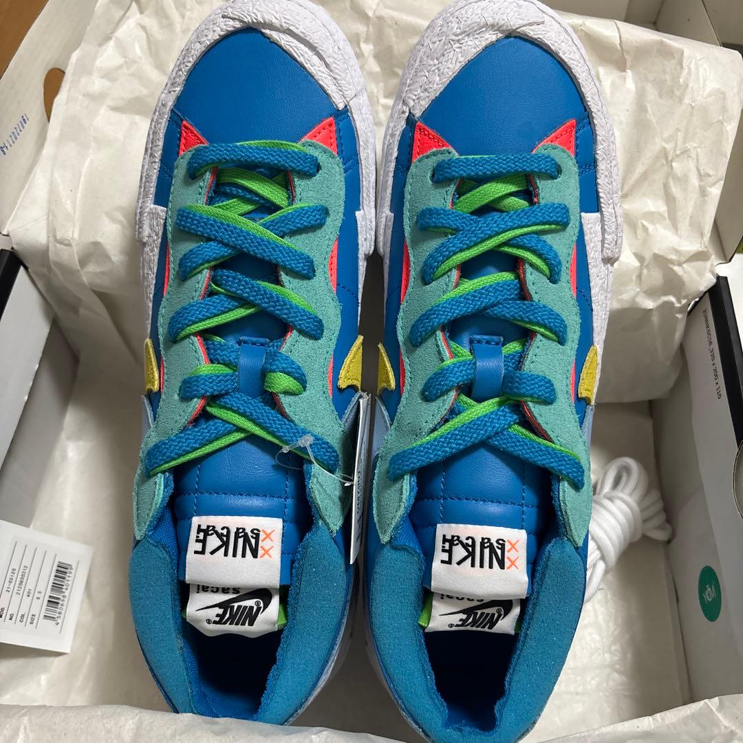 KAWS×sacai ×Nike Blazer Low Neptune Blue