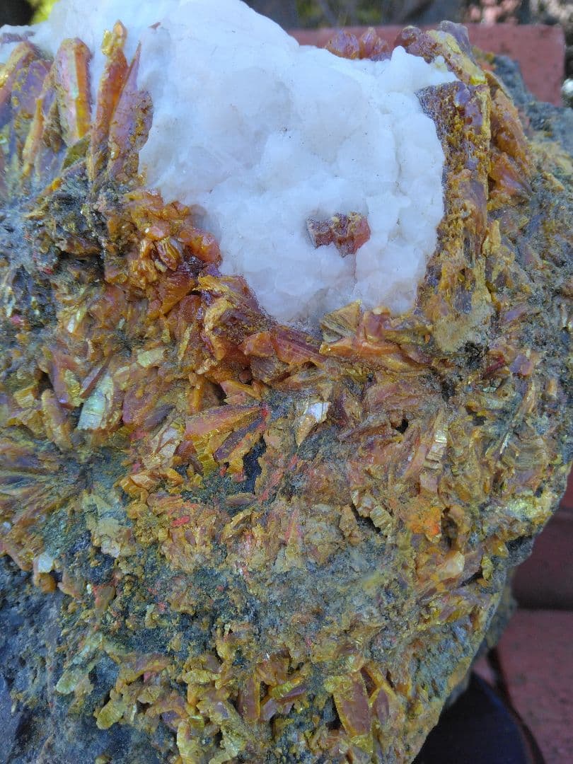 【希少!!!】オーピメント（雄黄）天然石　総重量4.7kg　　,mt610