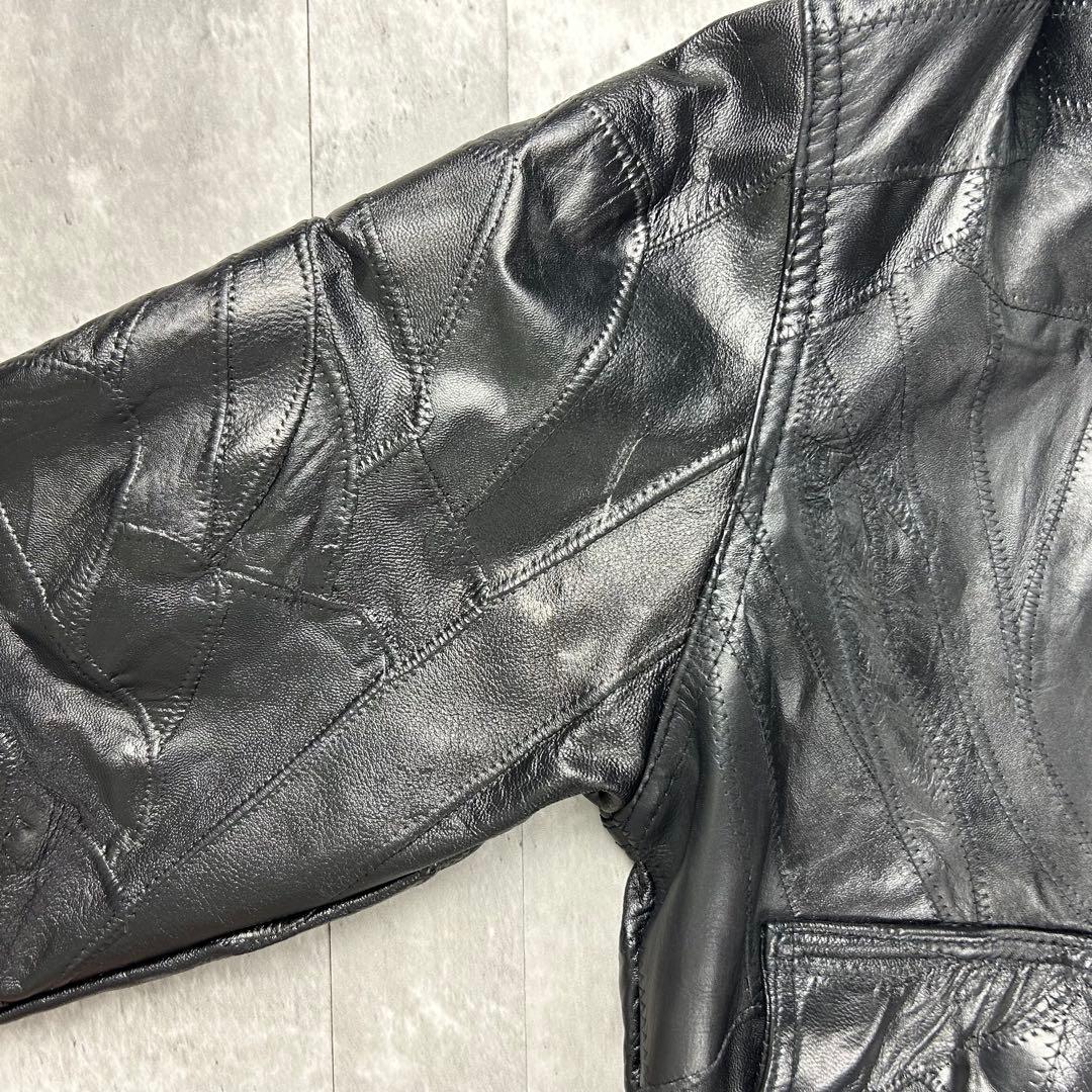 古着 本革 ラムレザー A-2 レザージャケット フライトジャケット 6115