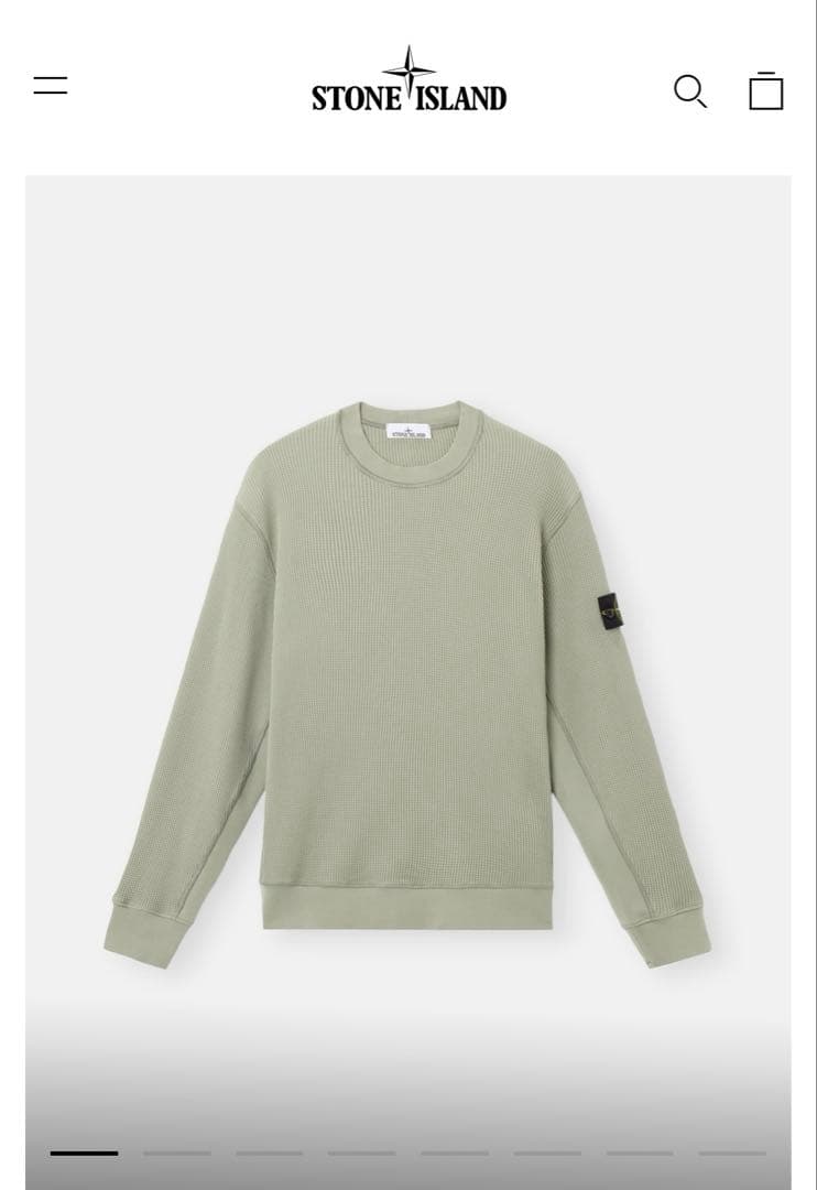 STONE  クルーネックリブディテール