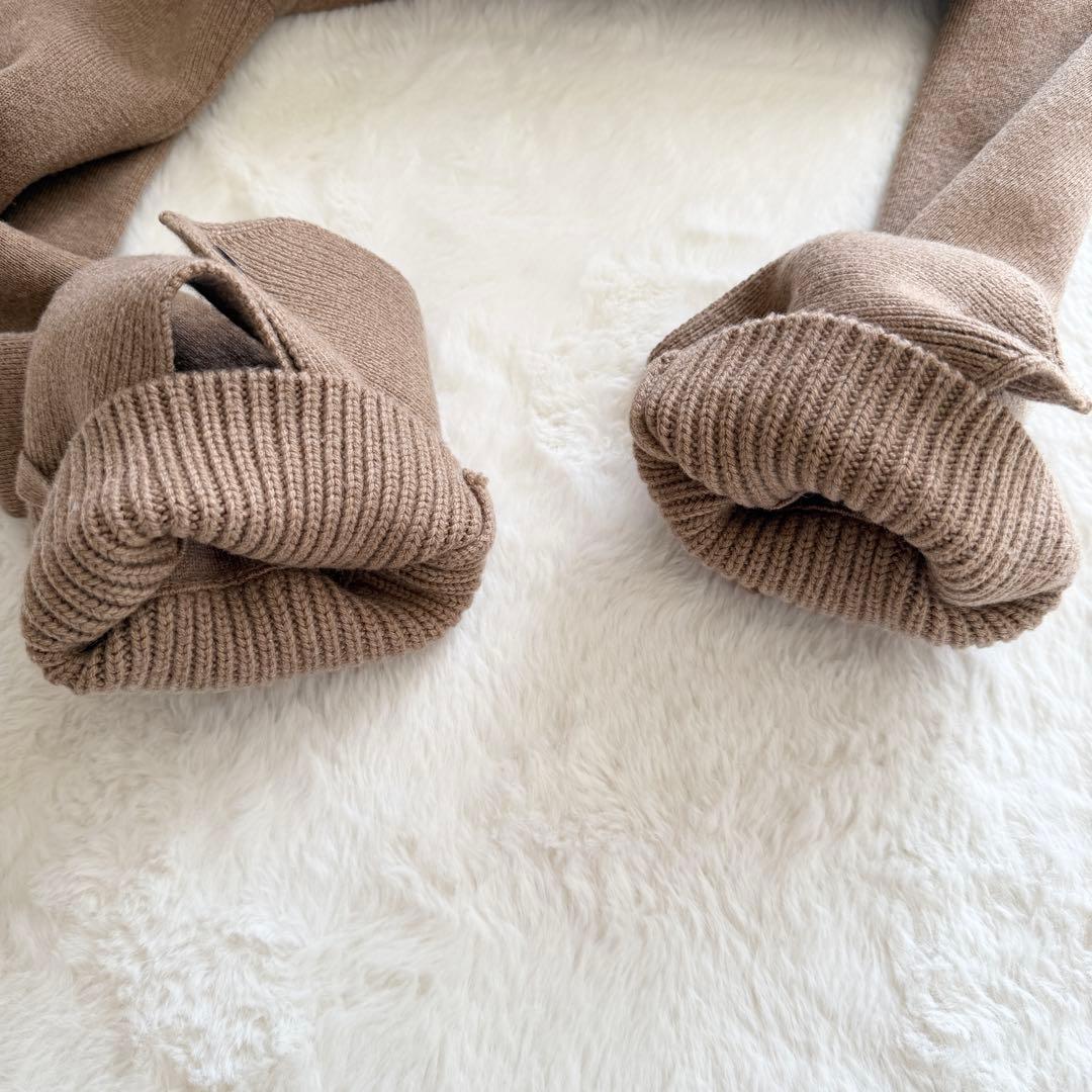 美品　現行　BURBERRY カシミヤ混　ラップコート　ベルト　キャメル