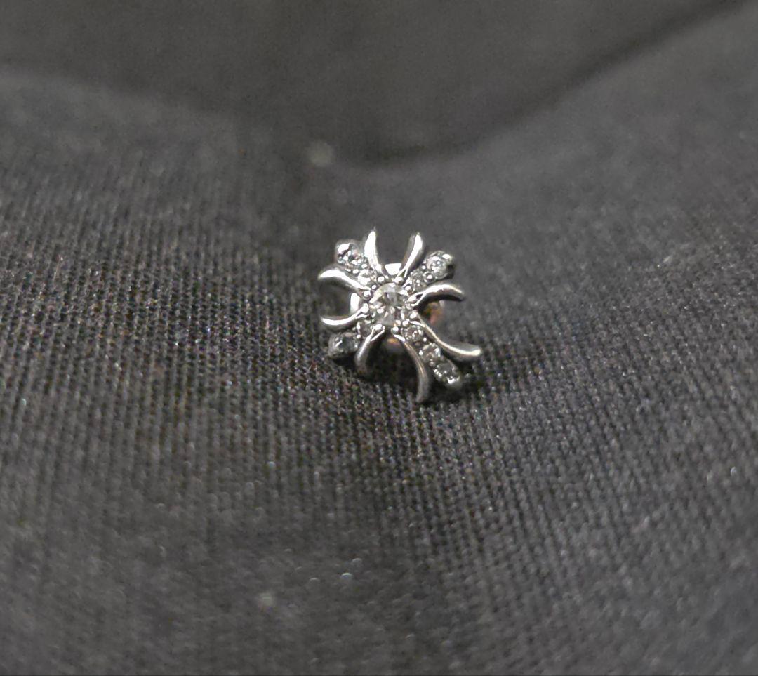 CHROME HEARTS CHクロススタッドピアス アフターパヴェ