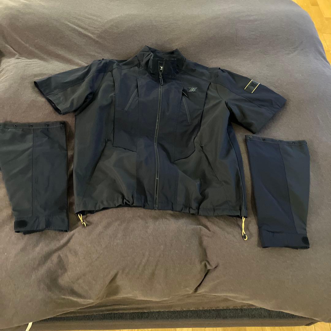 ANEW GOLF ブラックジャケット袖取り外し可能