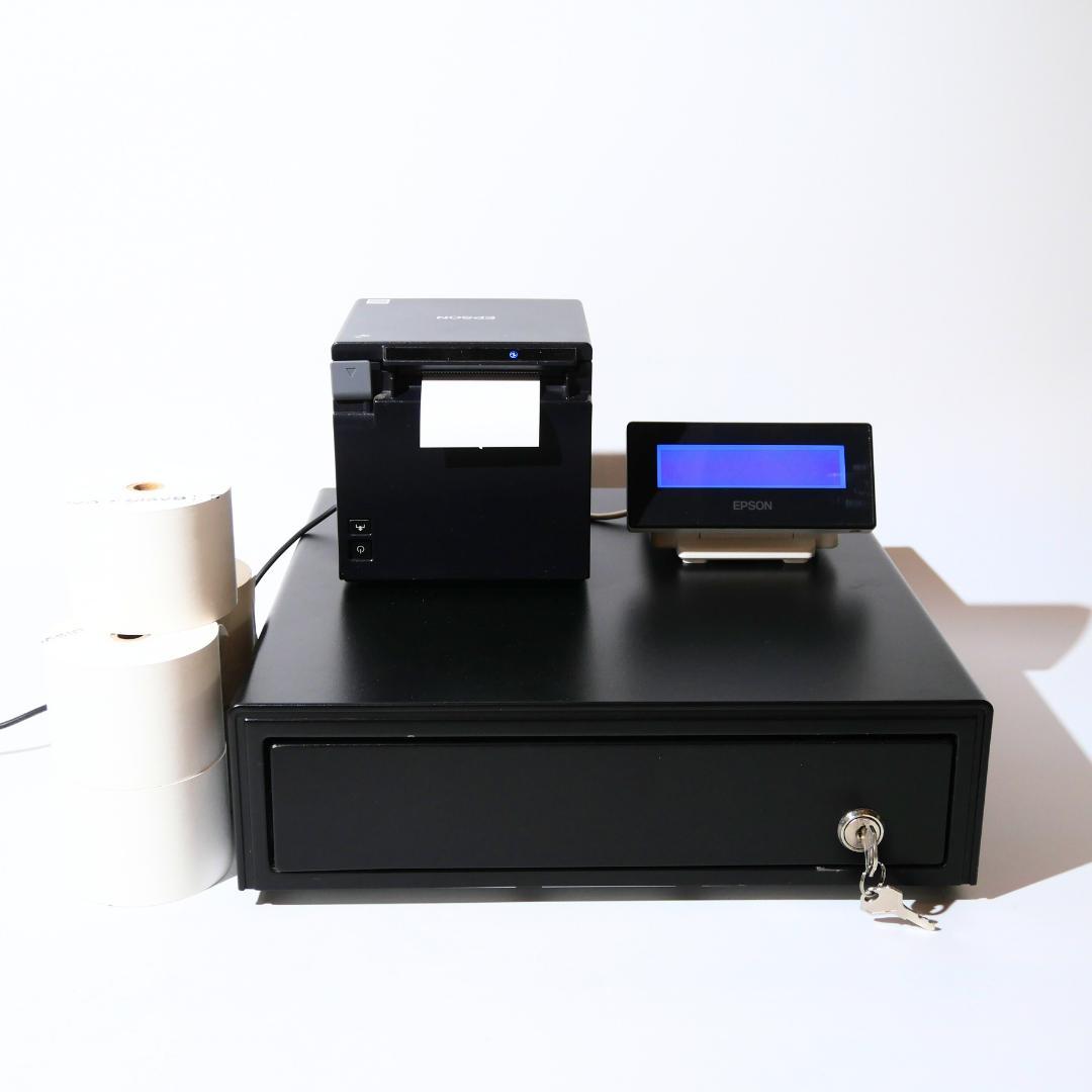 EPSON エプソン レシートプリンター、 ディスプレイ、ドロアー セット