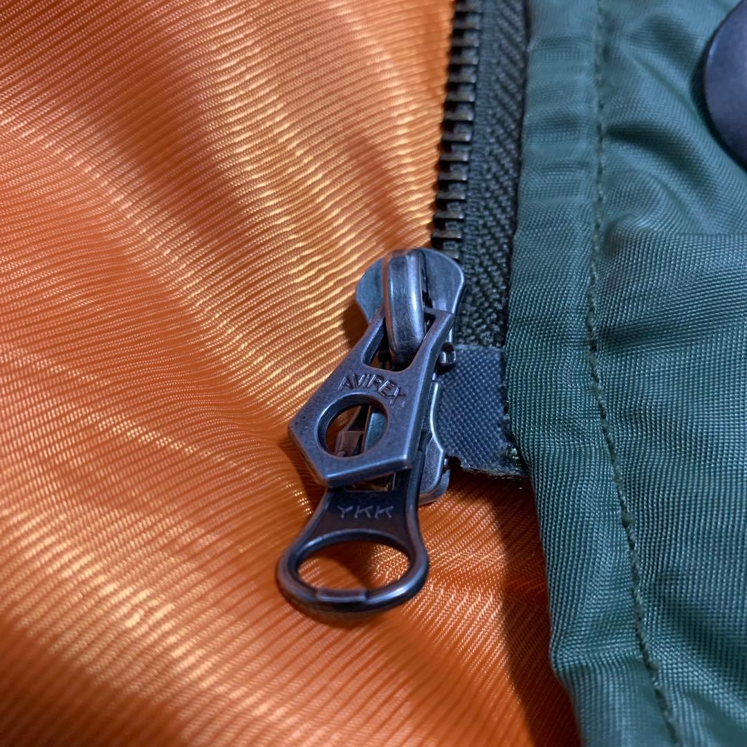 未使用 リアルファー ボア ロング L-2B アヴィレックス フライトジャケット