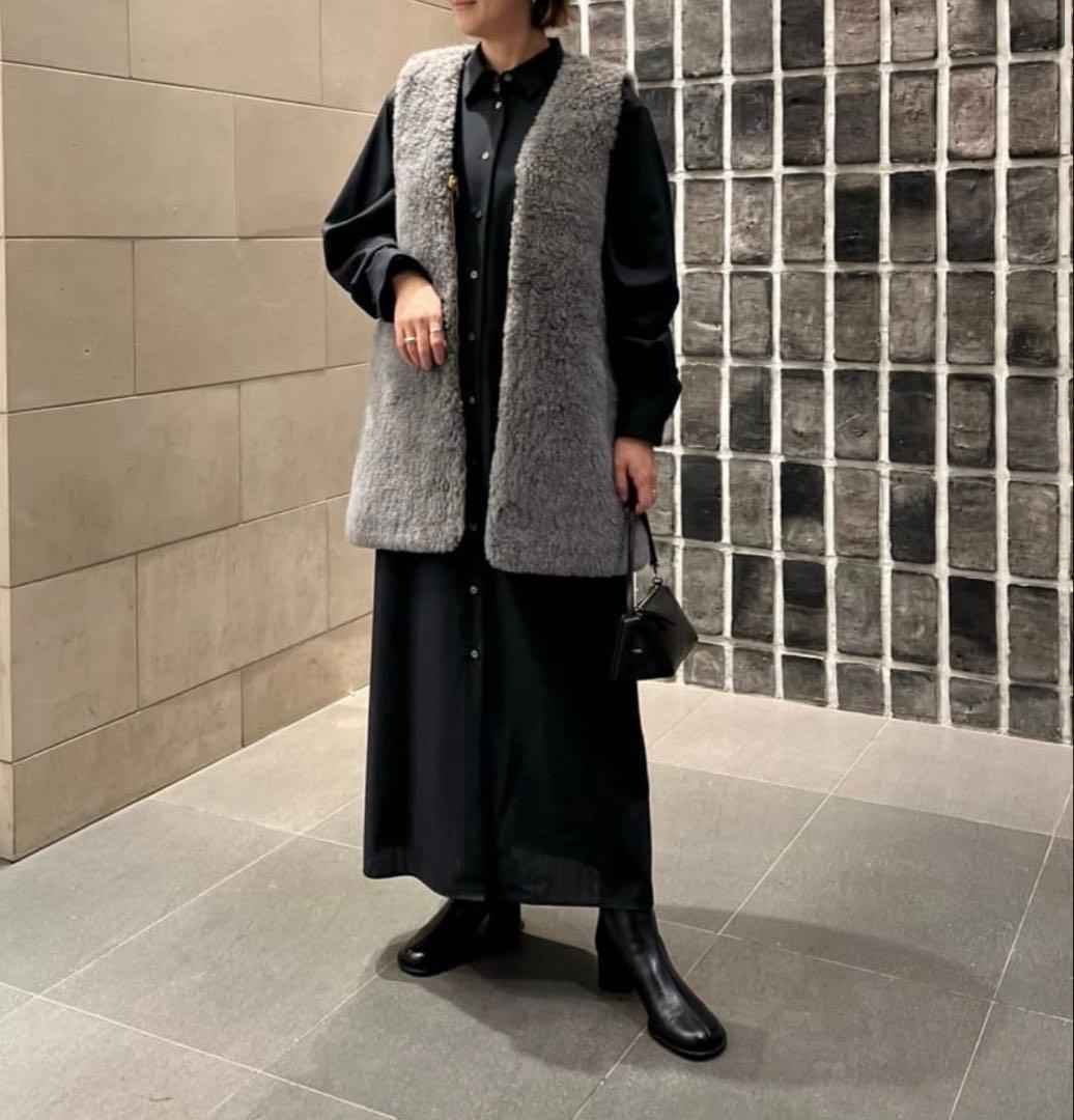 ユナイテッドアローズ別注 THE RERACS ボア ライナー グレー