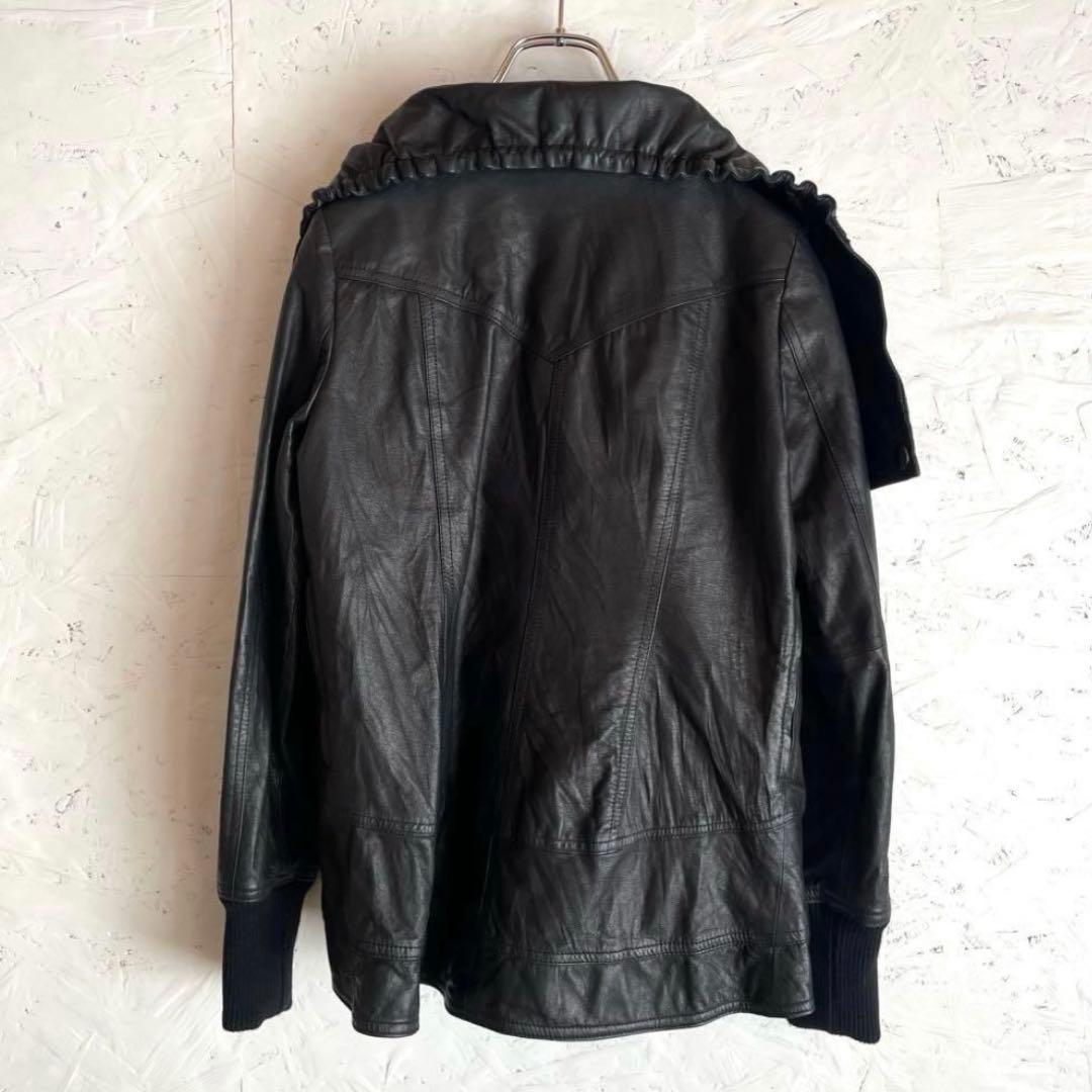 ekam風 変形 レザージャケット archive vkei