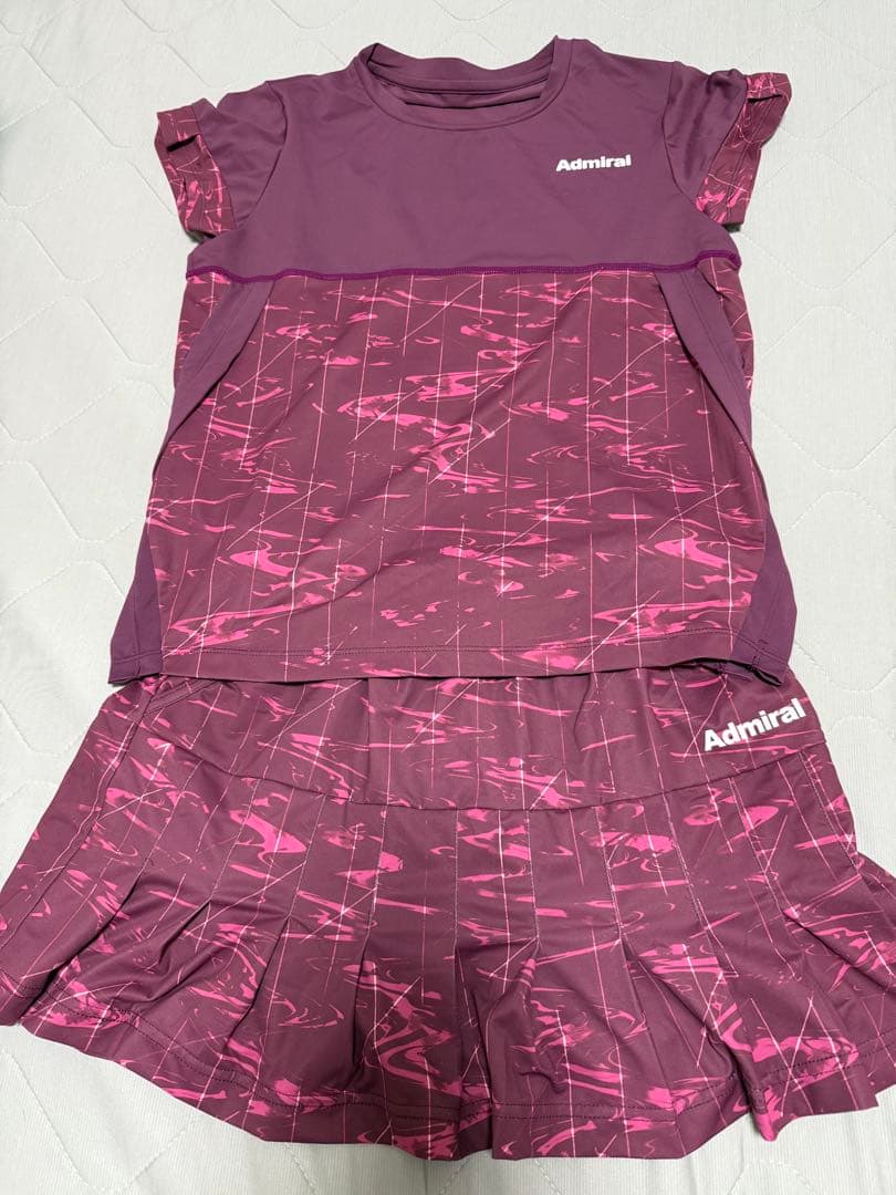 みく　Admiral テニスウェア セットアップ