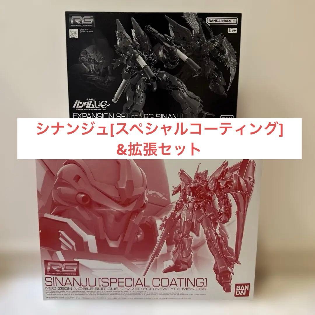 き*た様 【未組立】RG1/144シナンジュ[スペシャルコーティング]&拡張セッ