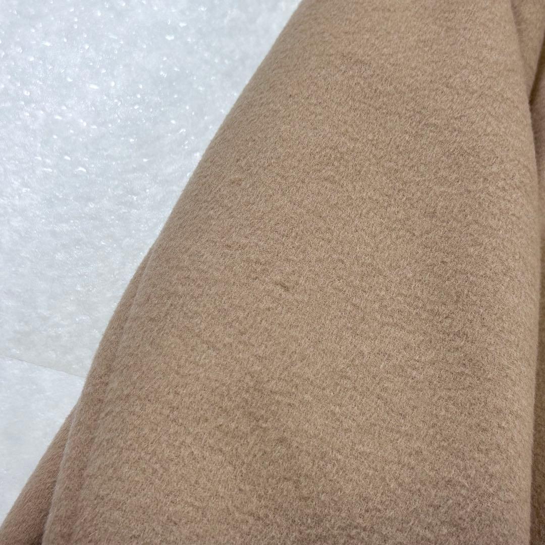 Deuxieme Classe ノーカラーコート キャメル サイズ38