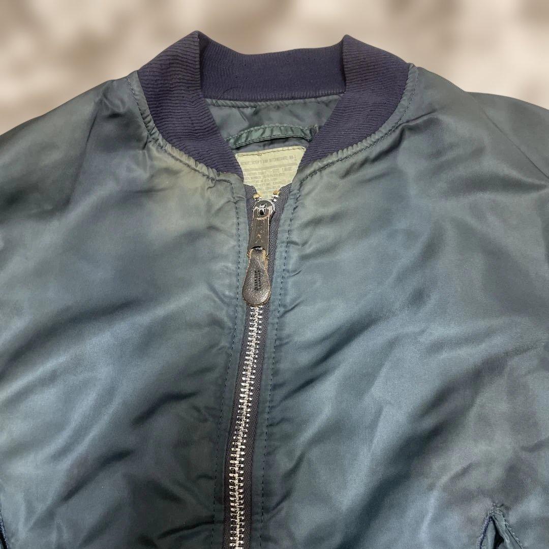 は*る様 90s USA製Alpha Industries MA-1 ジャケット