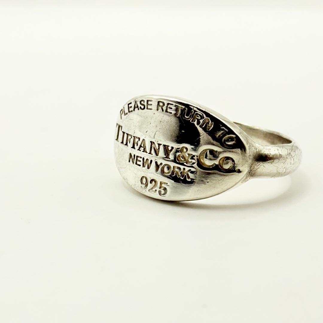 Tiffany ティファニー リターントゥ オーバルタグ リング　8.5号　SV