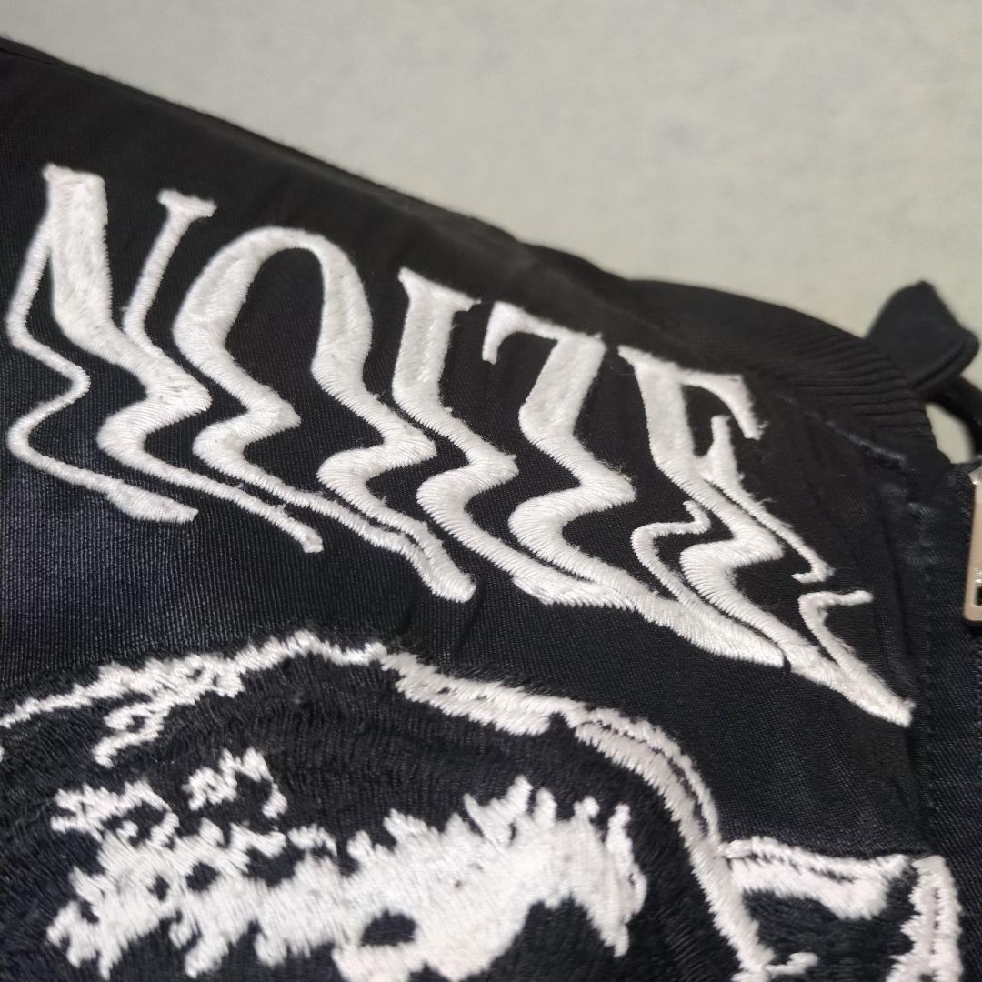 DIESEL ディーゼル スーベニアジャケット スカジャン フーディ 刺繍 黒