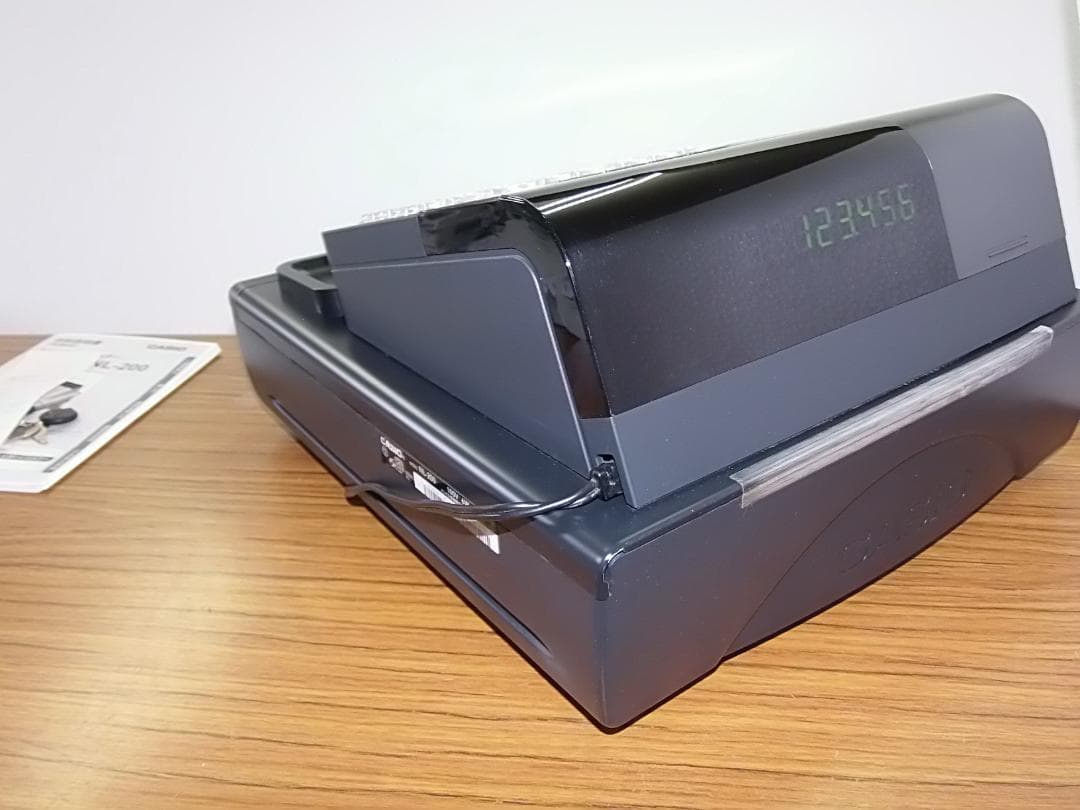 NL-200小さい簡単レジ　カシオ　横型領収証レジスター 8部門 2503312