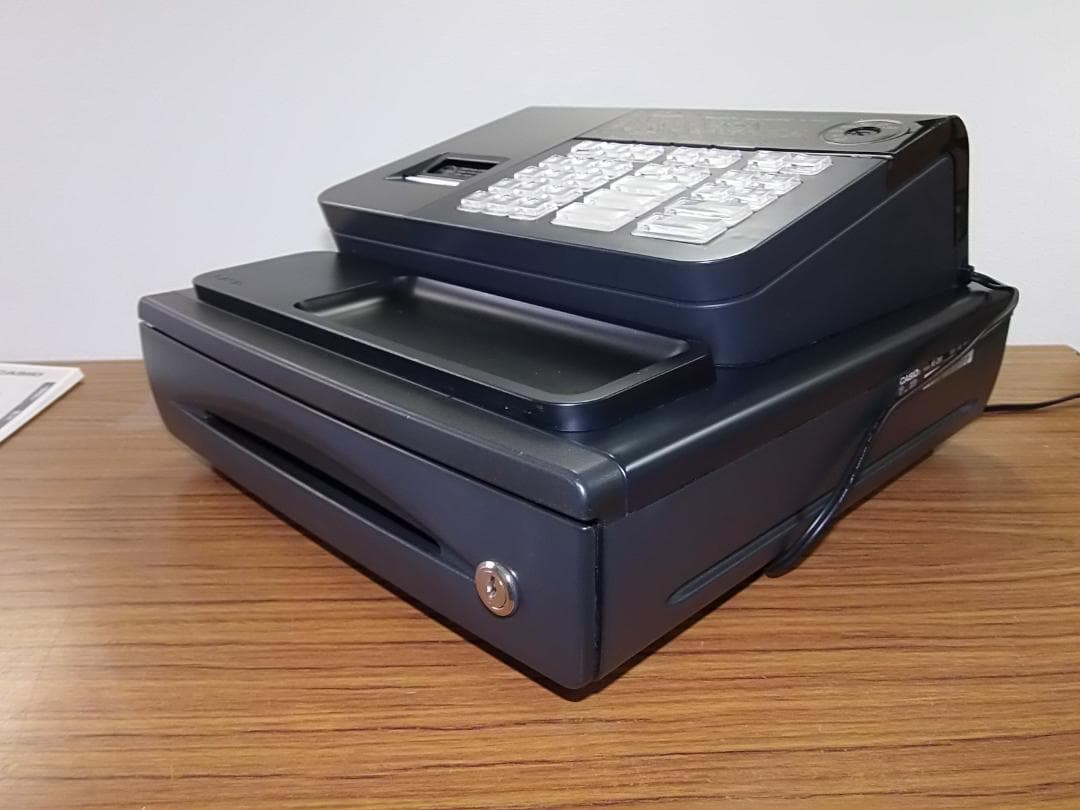 NL-200小さい簡単レジ　カシオ　横型領収証レジスター 8部門 2503312