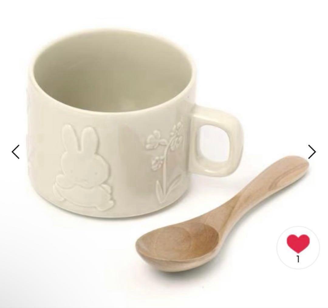 2個セット スタディオクリップ　ミッフィー　 スープマグ&スプーン