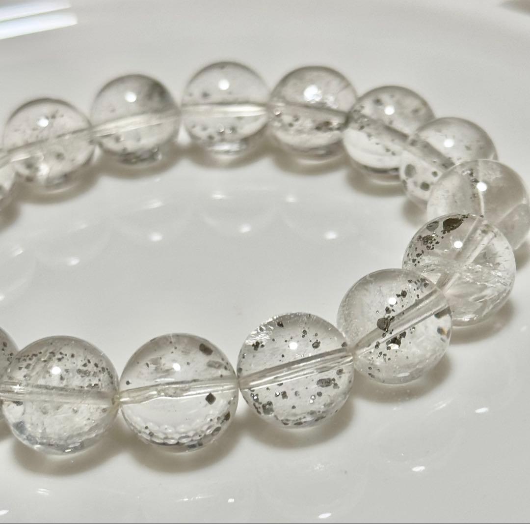 HIKARU　パイライトインクォーツ ブレスレット 天然石