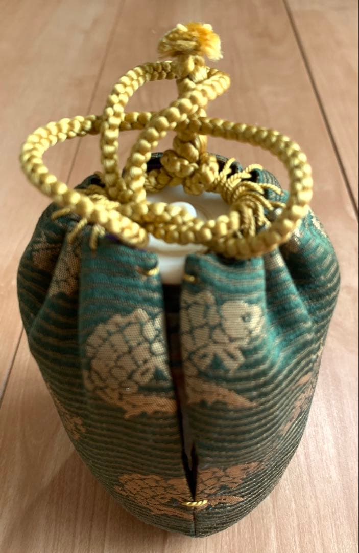 【新品】古瀬戸耳付茶入　荒磯緞子　 　　　　長谷窯　赤津焼　加藤錦雄作