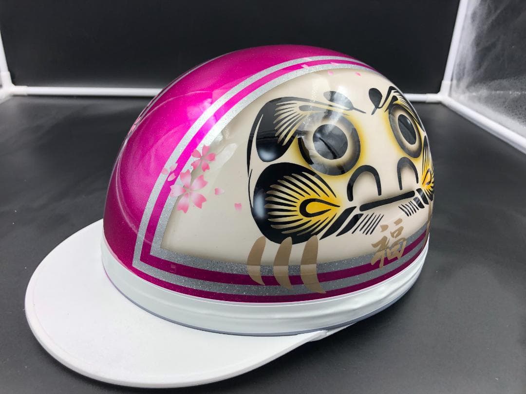 コルク半　カスタム　三つボタン　だるま　ピンク　高級クリヤ送料無料