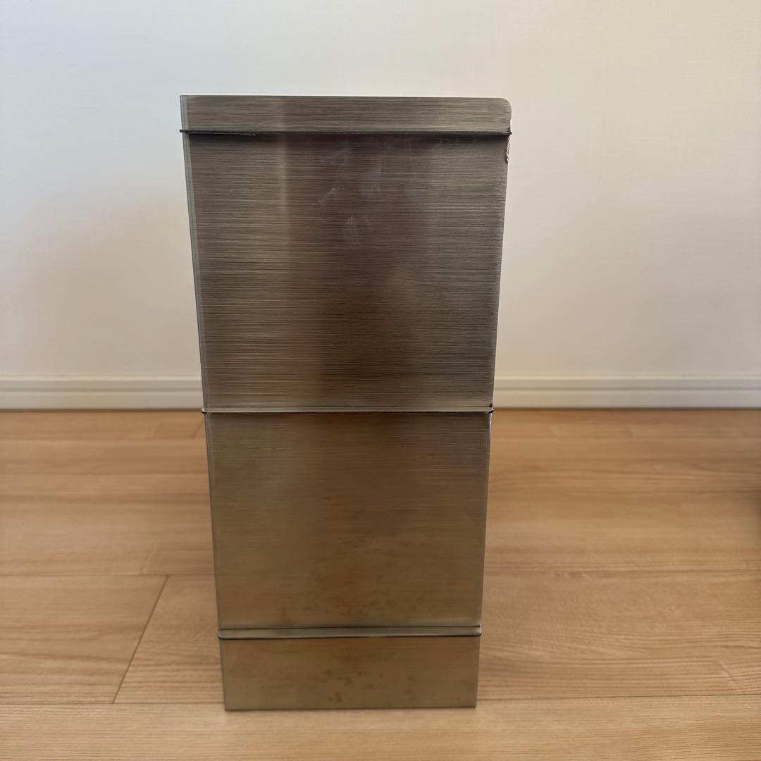 ART OF BLACK 木製引き出し付き ステンレス製 ラック