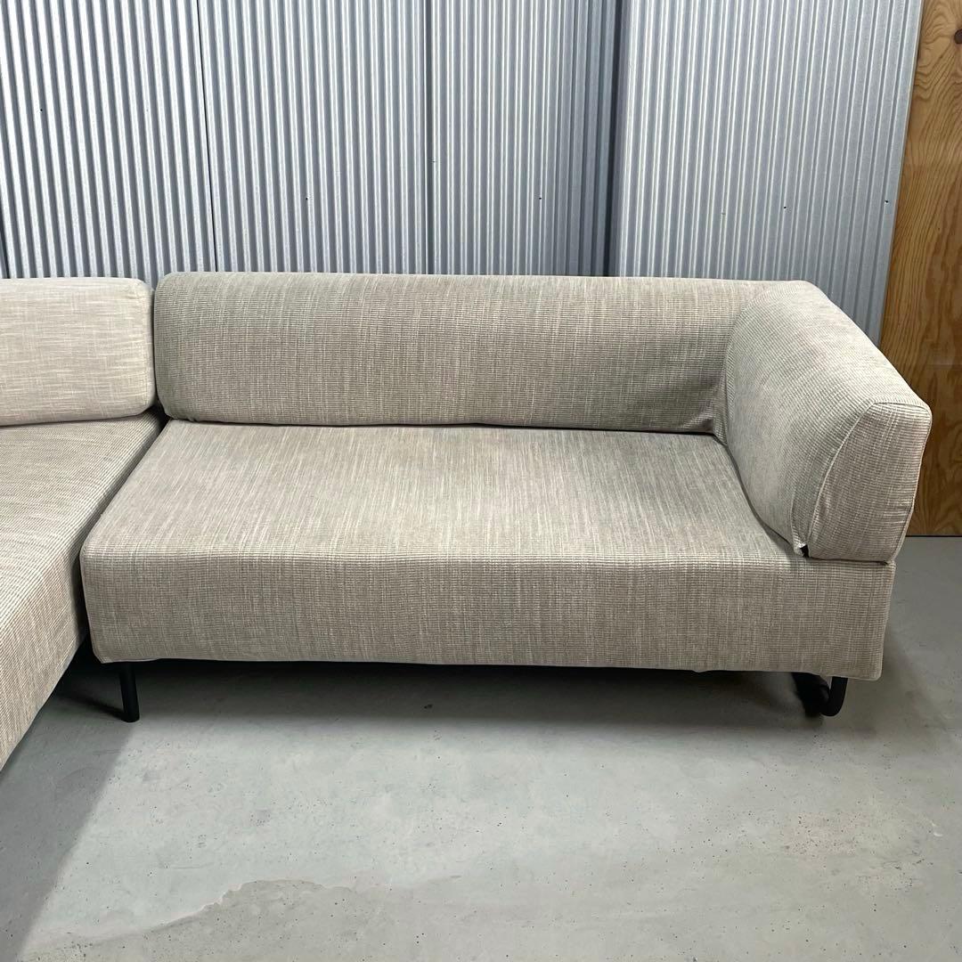 【ACTUS】アクタス　アームソファ　フラットソファ　OWN-S ベージュ　美品