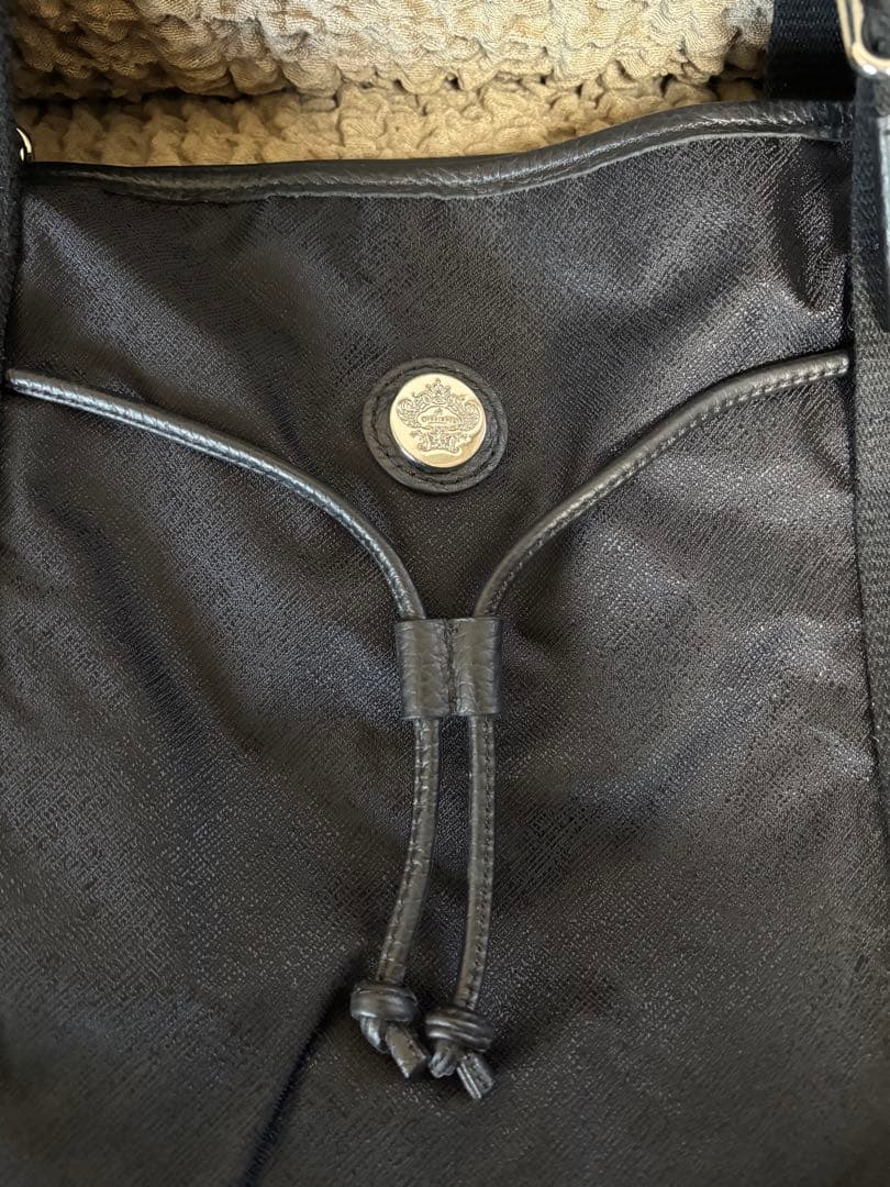 【Orobianco】オロビアンコトートバッグ 黒 大容量 美品