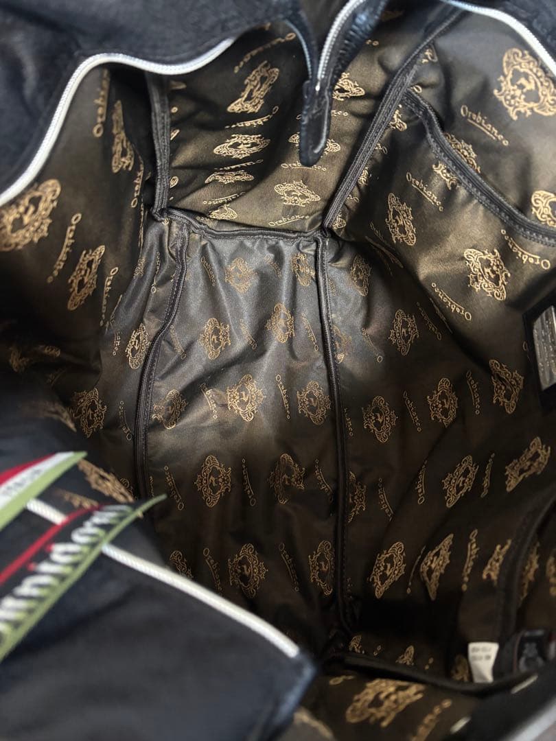 【Orobianco】オロビアンコトートバッグ 黒 大容量 美品