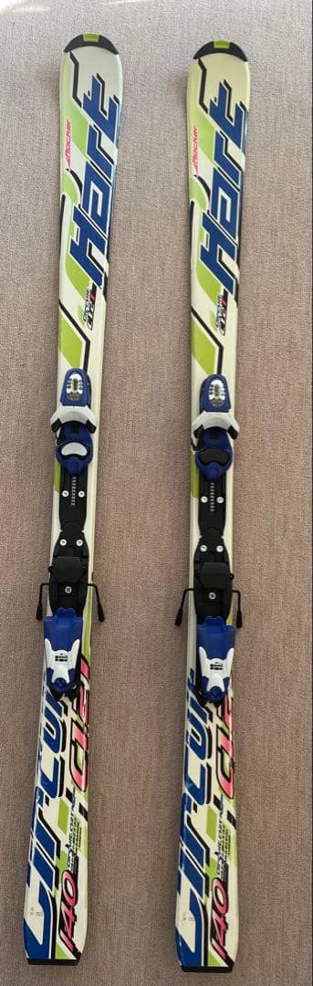 ジュニアスキー4点セット140センチ スキー板ケース付き